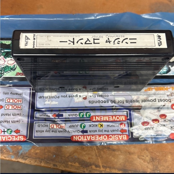 Original Ninja Commando Neo Geo MVS Alpha Japanese Version Arcade Game Cart Pcb - Picture 1 of 7